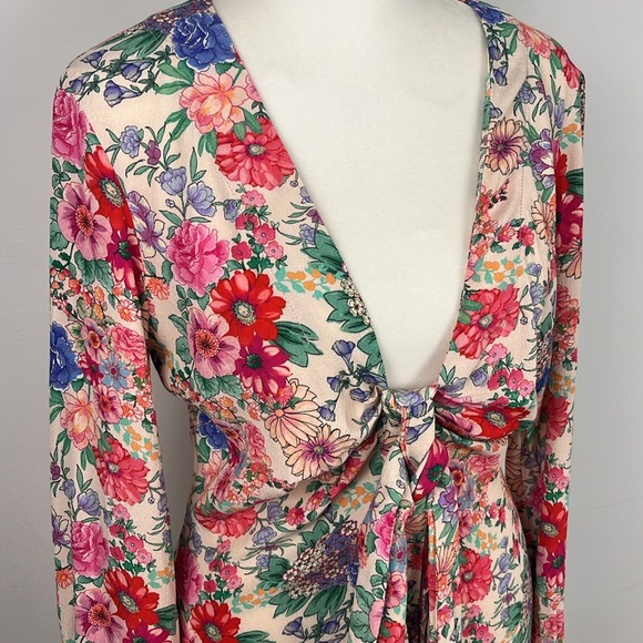 NWT FAVORITE DAUGHTER- THE BARELY HOLDING IT TOGETHER MINI DRESS - Picture 4 of 7